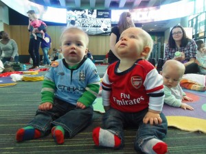 Baby Moves sessions at the National Football Museum are a great way to set out on the path to greatness...