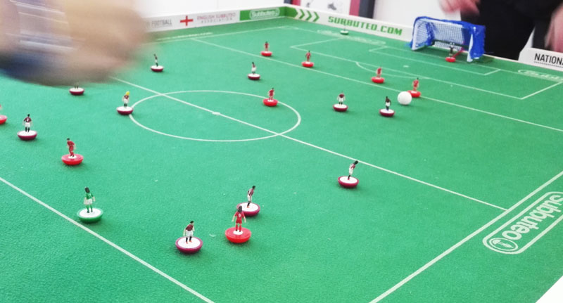 Subbuteo Skills with Manchester TFC 