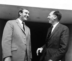 Allison forged a successful partnership with manager Joe Mercer throughout the late sixties and early seventies. Image via Mirrorpix.